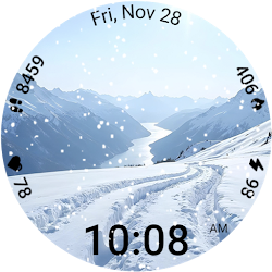 Winter Frenzy WearOS Watchface