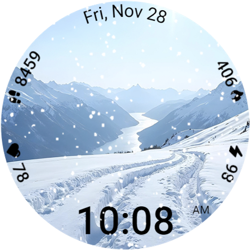Winter Frenzy WearOS Watchface
