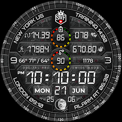 SWF Cipher Digital Watch Face