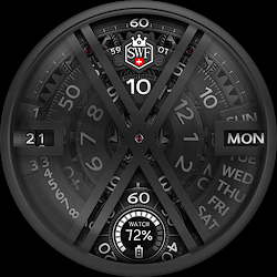 SWF XYZ Analog Watch Face