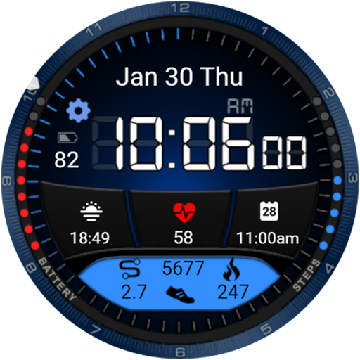 HyperSpace Watch Face