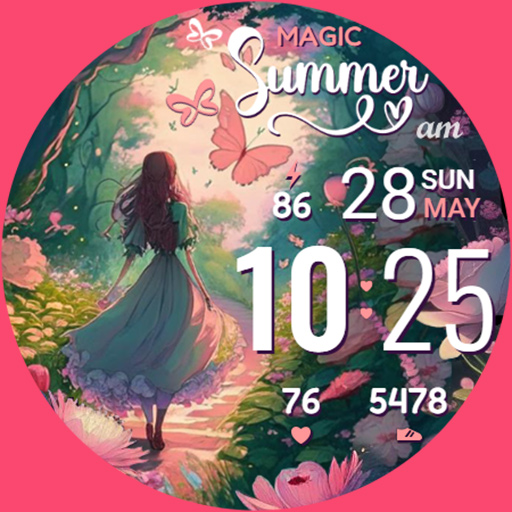 Magic Summer Watch Face