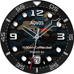 AQVOS: Modern Diver Watch Face