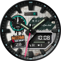 Graffiti-X: Hybrid Watch Face
