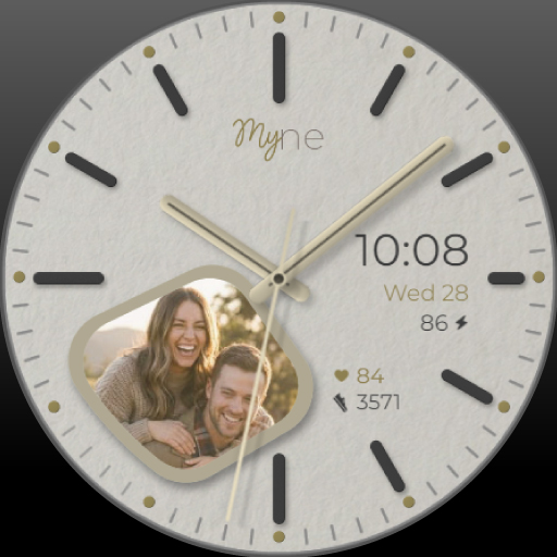 Myne Analog Photo Watch Face
