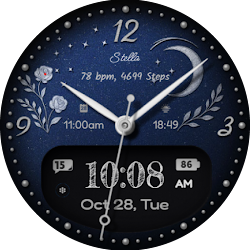 Stella : Hybrid Watch Face