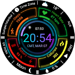 Watch Face Neon Health TMZ