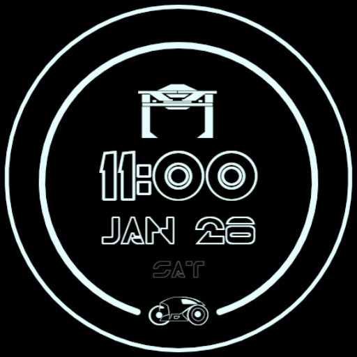 TRON Legacy Watch Face -WearOS