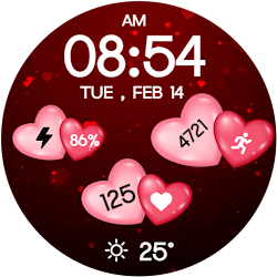 Animated Valentine WatchFace