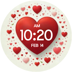 Valentine Heart Digital WearOS