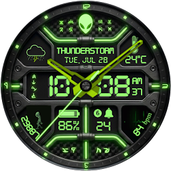 Alien Face N1 Watch Face