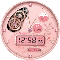 Classy Pink 02 Watch Face