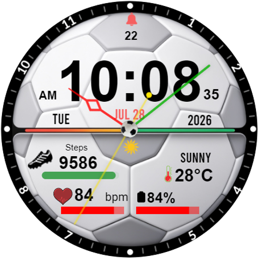Soccer Face Y26 Watch Face