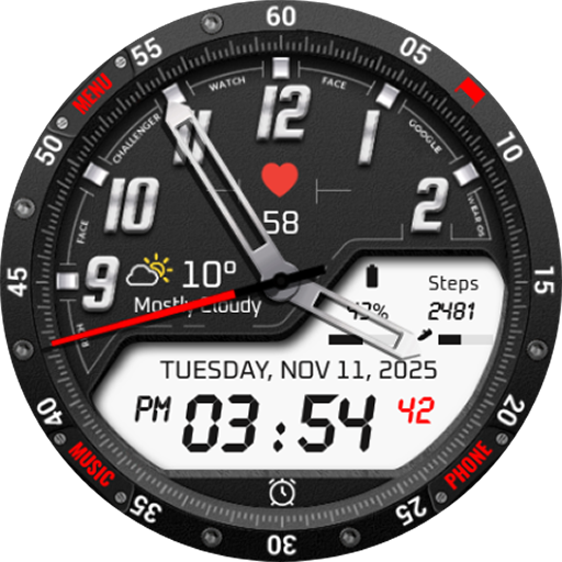 Challenger: Hybrid Watch Face