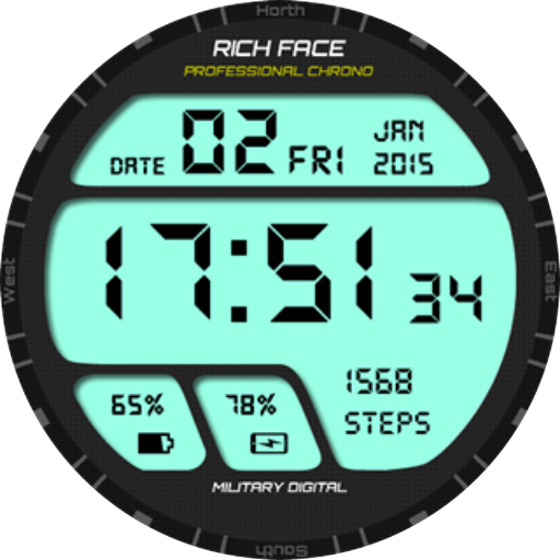 Military Digital Watch Face
