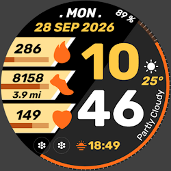 Active Edge Watch Face