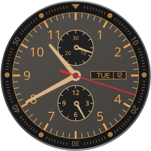 Luxury Chronograph Watch Face