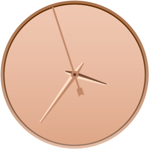 Minimal Rose Analog Watch Face