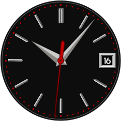 Dark Analog Watch Face
