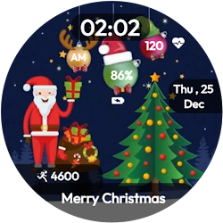 Animated Xmas Countdown Watch
