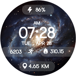 Galaxy Aura Watch Face