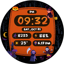 Halloween Spooky Watch Face