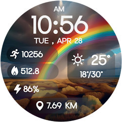 Rainbow Weather Watch Face