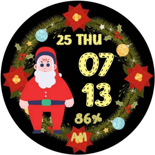 Christmas Santa WatchFace