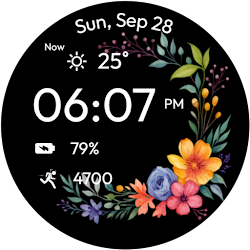 Colorful Floral WatchFace