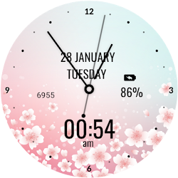 Pink Blossom Love Watch Face