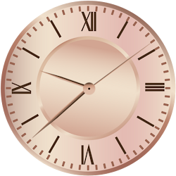 Rose Gold Elegance Watch Face