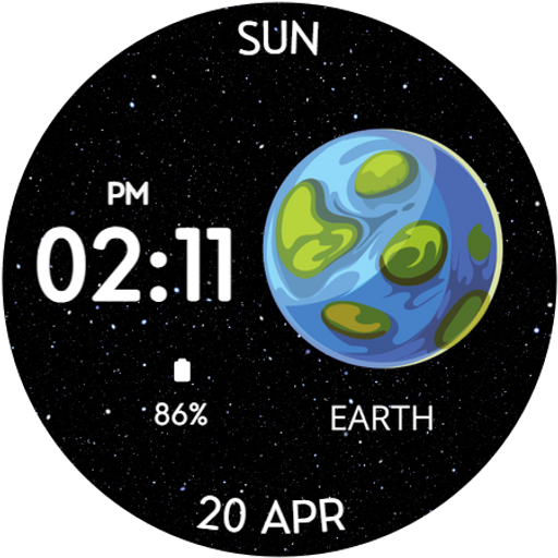 Solar Orbit Watch Face