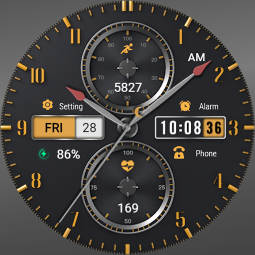 ZKin WatchFace Business Orange