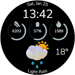 Digital Watchface D11