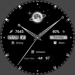 ZKin Watch Face Dynamic Planet