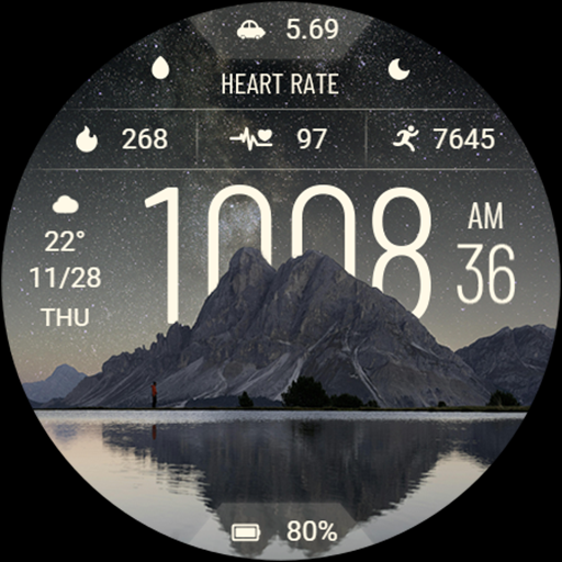 ZKin WatchFace Mountain Shadow
