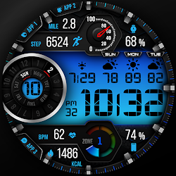 PER12 Digital Watch Face