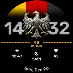 Patriotic watch face