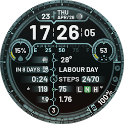 Digital Watch Face: DIGI 4