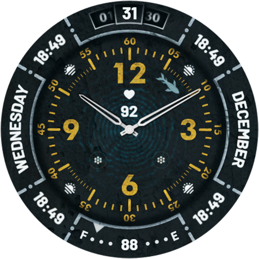 Classic Analog Watch Face: S1