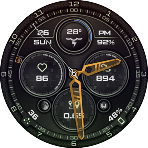 Analog Watch Face Luxury: S2