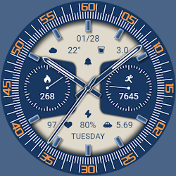ZKin WatchFace Sea Blue Quartz