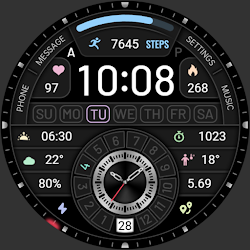Stacked Clock ZKin Watch Faces