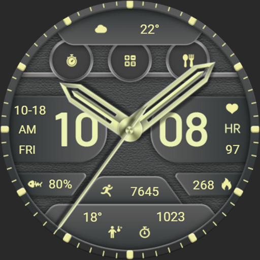 ZKin Watch Face Texture Yellow