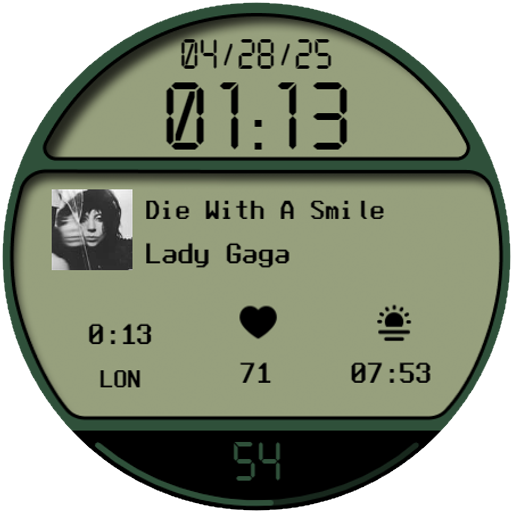 Digital Watchface D1
