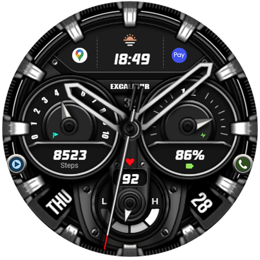 WFP 240 Modern watch face