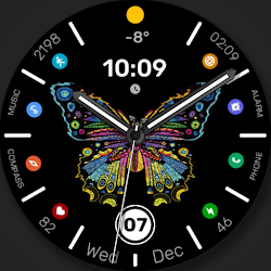 WFP 305 Butterfly watch face