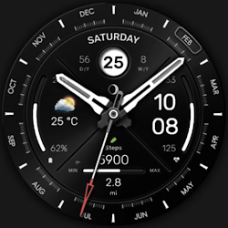 WFP 307 Modern watch face