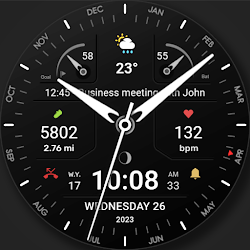 WFP 311 Modern watch face