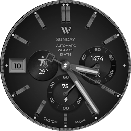 Analog Basic 34 Wear OS 4+